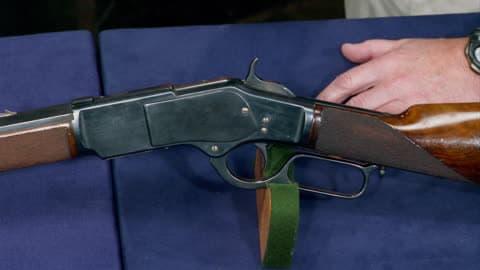 Episode 1304 | Oblate Sisters manumission papers; sterling punch bowl; JFK's key to Havre de Grace; Winchester 1873